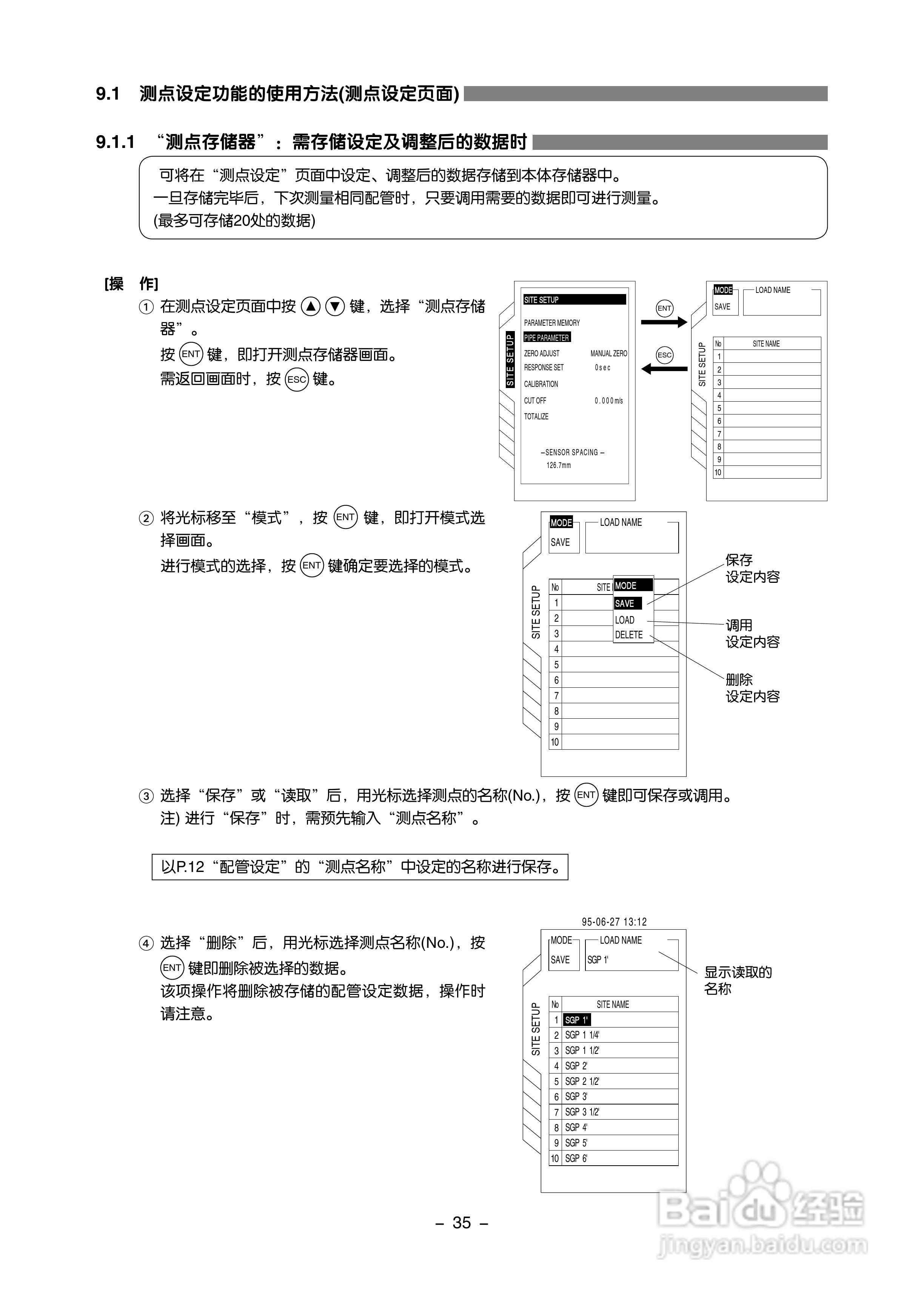 富士电机FLC-2便携式超声波流量计说明书:[5]