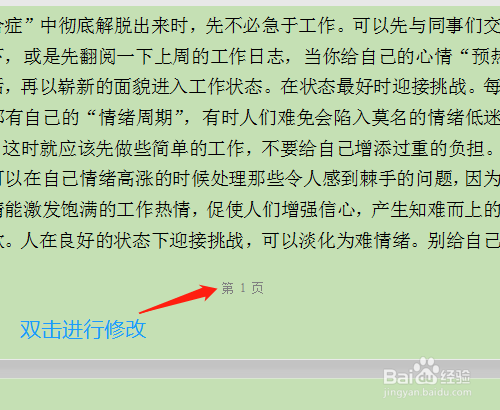 办公软件怎样修改页码格式