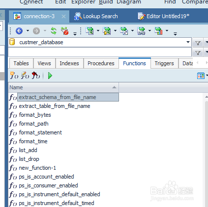 如何使用TOAD增加函数