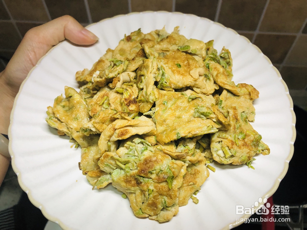 抢着吃的春芽炒蛋油