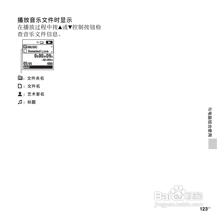 SONY数码录音棒IC Recorder说明书:[7]