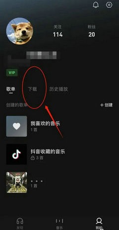 汽水音乐下载的音乐如何找到