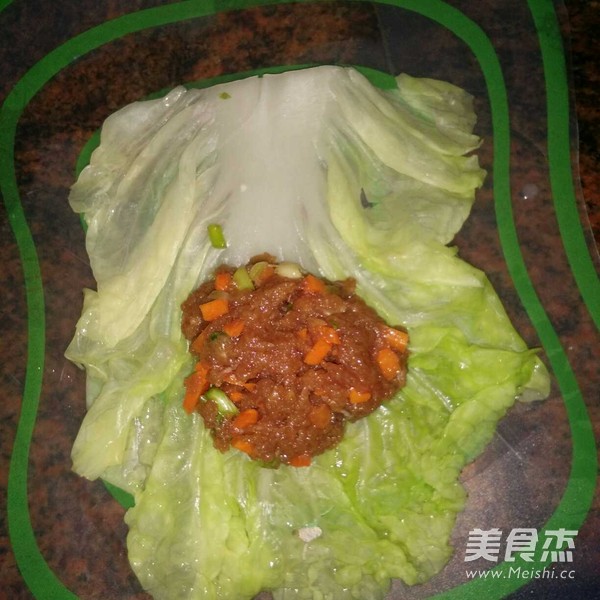 菜包肉的家常做法