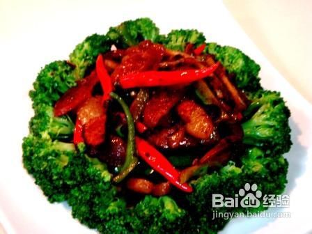 杭椒豆豉炒腊味