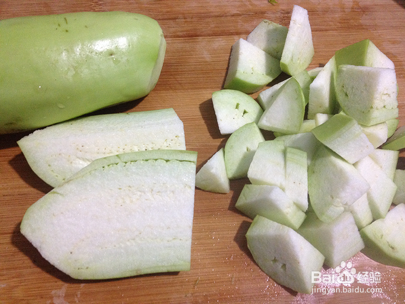 茄子烩虾仁的做法