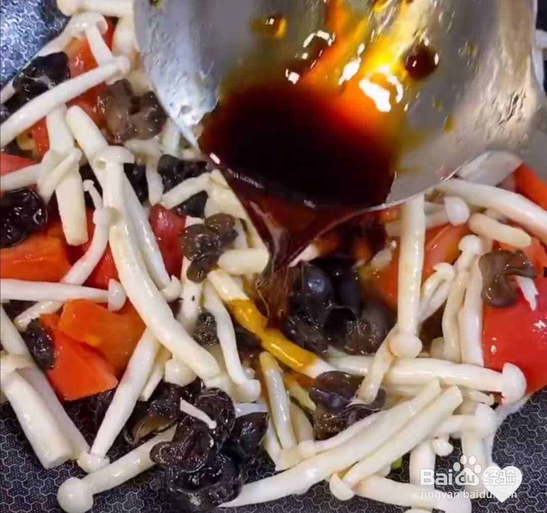 白玉菇炒鸡蛋怎么做