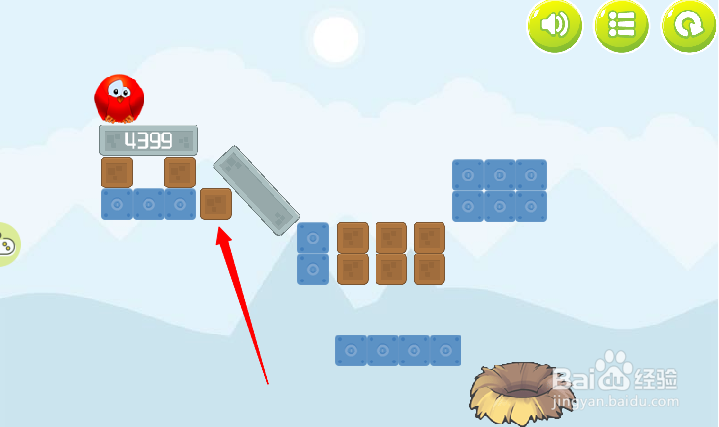 小游戏泡泡鸟历险记3第6关