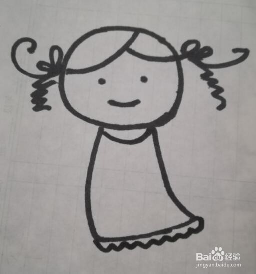 小天使的画法 天使的简笔画
