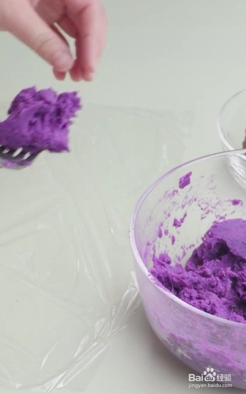 怎么做紫薯茶巾绞
