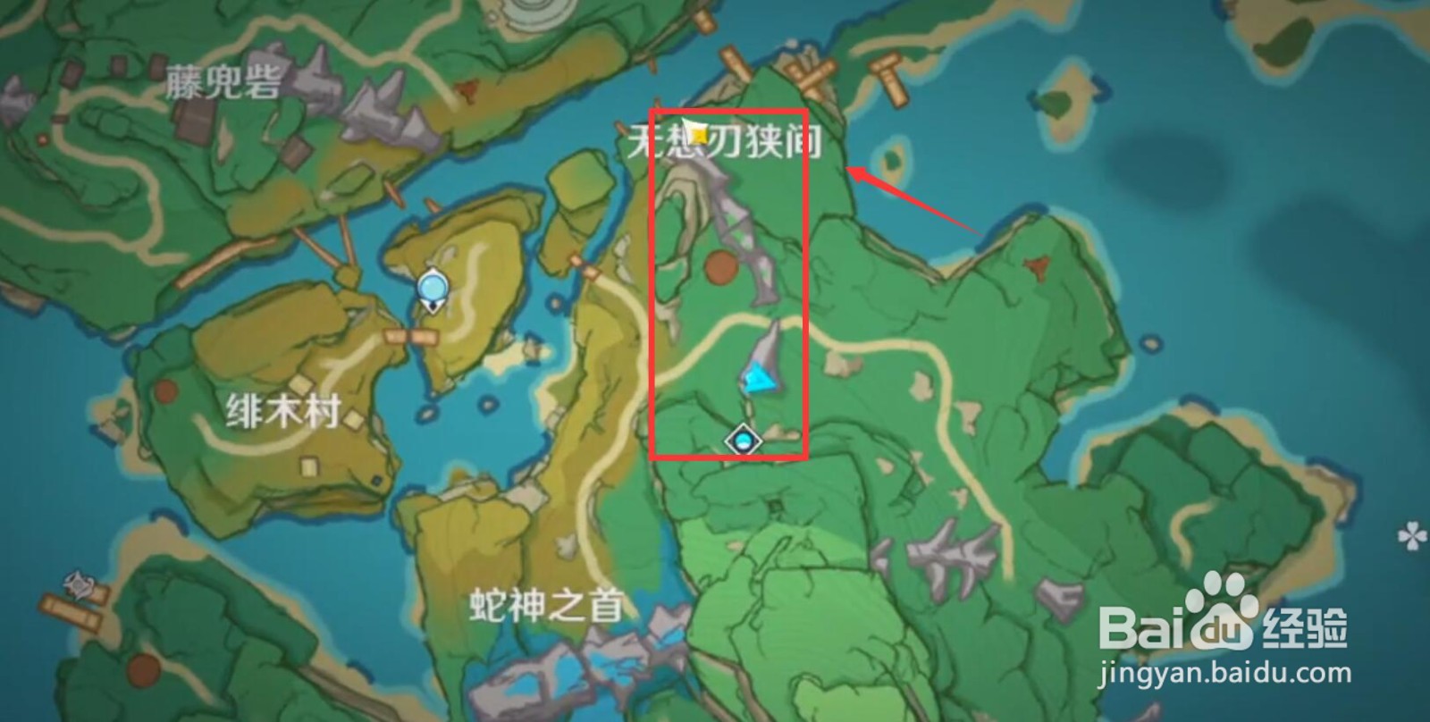 原神无想刃峡间晶化骨髓位置分布在哪