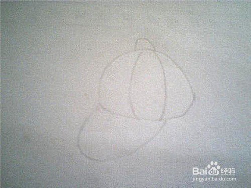 简笔画 帽子的画法: