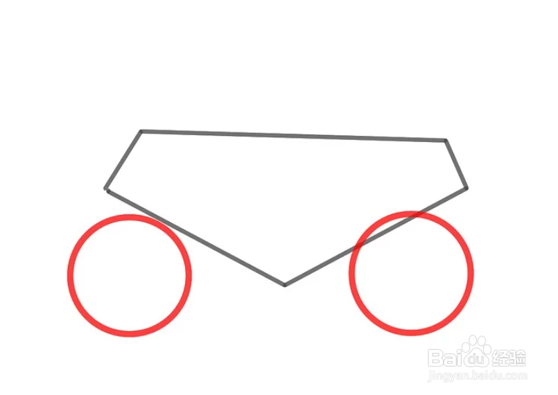 怎么画摩托车简笔画