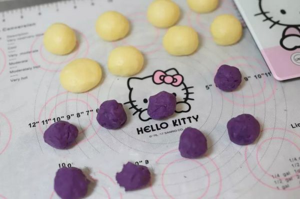 香甜软糯的紫薯华夫饼