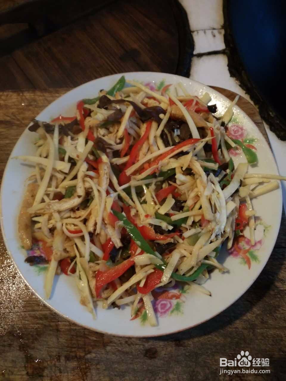 炒鲜丝的做法哦