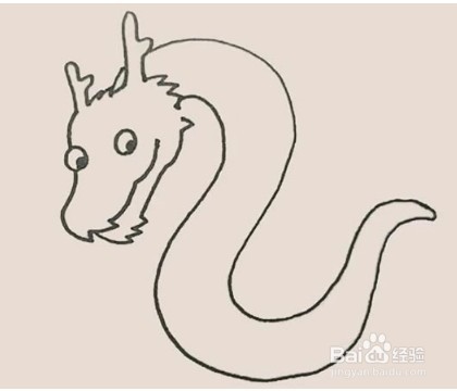 怎么画出卡通版的中国龙？