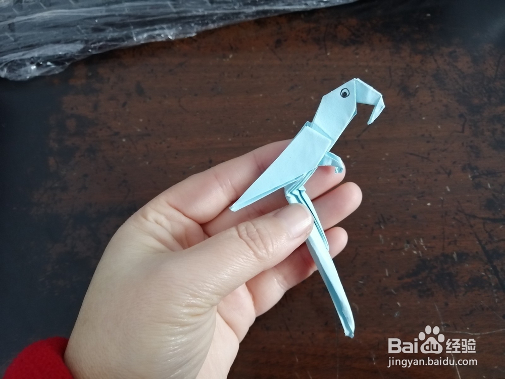 手工折纸—鹦鹉怎么折