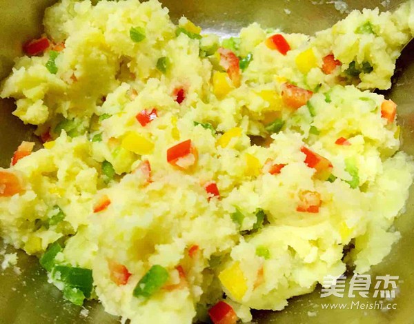 鱿鲜土豆泥的做法