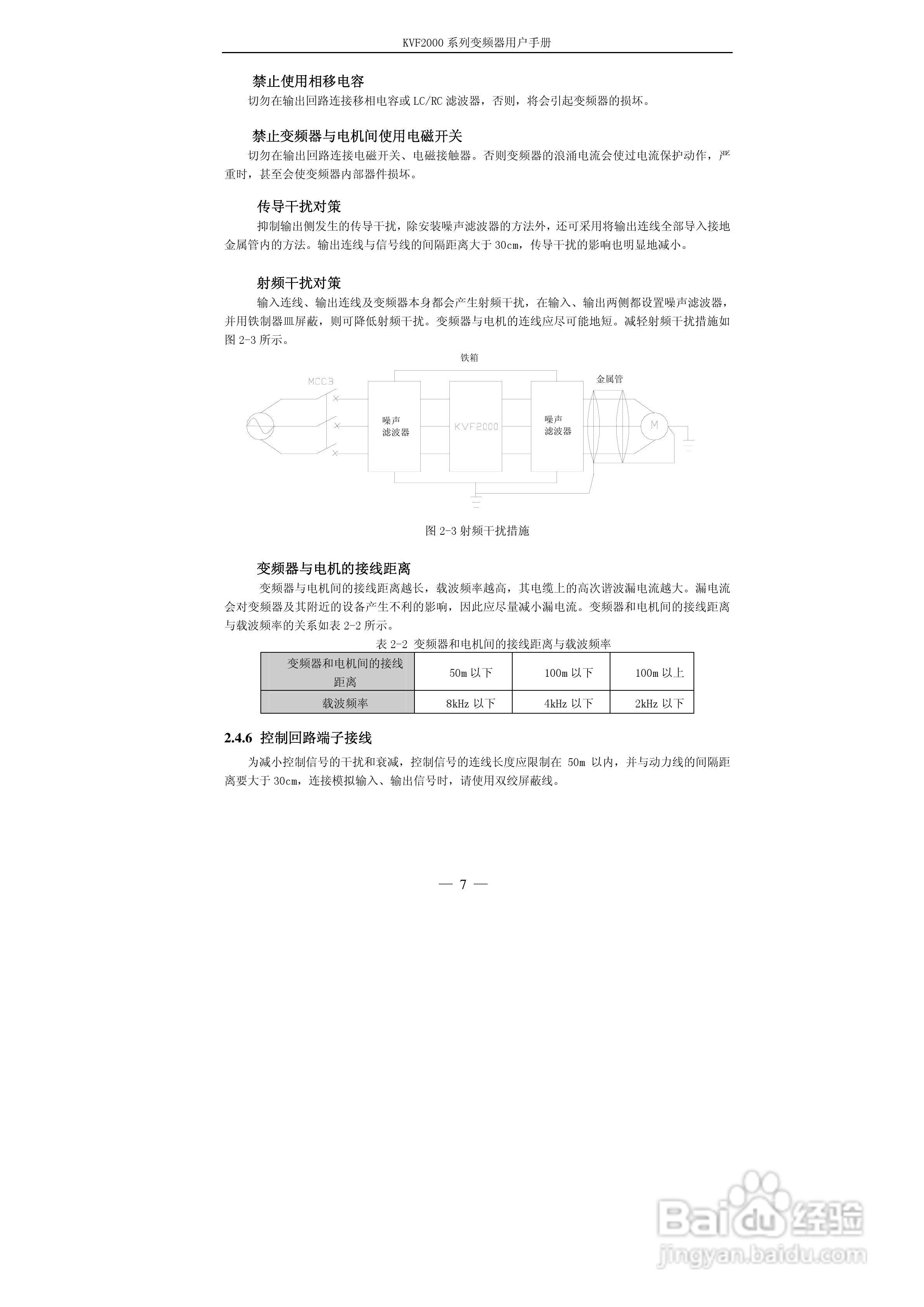 KVF2000系列变频器使用说明书:[2]