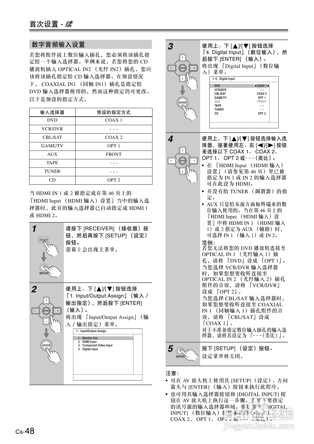 安桥AV放大机TX-SA8560型使用说明书:[3]