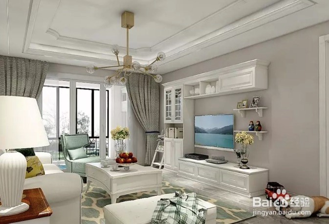 100平的房子怎么装修成白色梦幻格调？