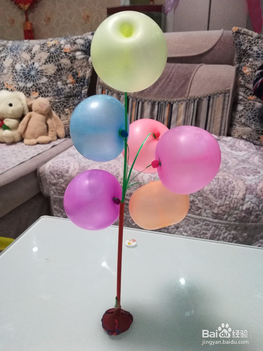如何用小气球制作小苹果？