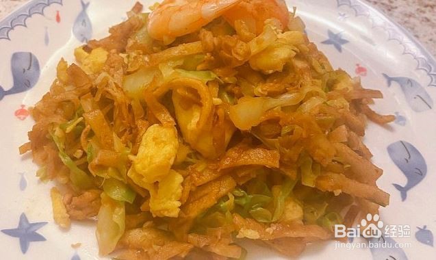 圆白菜炒饼怎么做