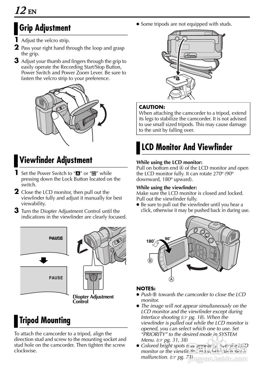 胜利JVC GR-D200数码摄像机使用说明书:[2]