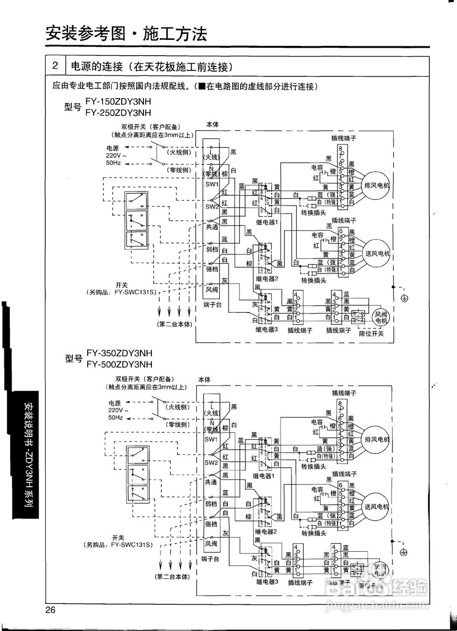松下FY-800ZDY3NH全热交换器说明书:[3]