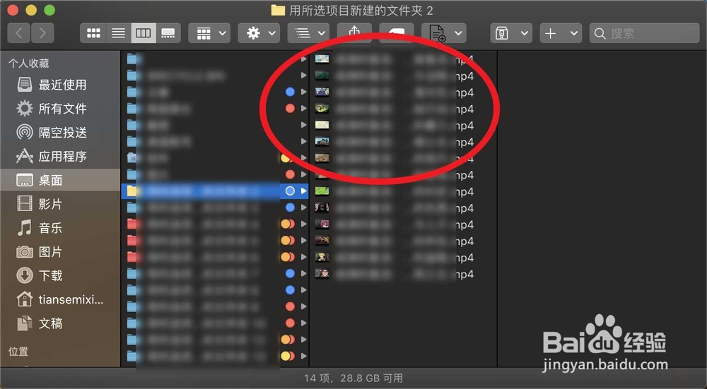 mac下如何显示多个文件夹的总容量?
