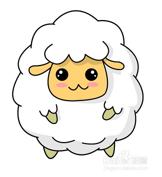 简笔画—如何画好看卡通的小绵羊