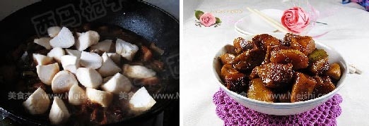 杏鲍菇烧肉--去油小妙招