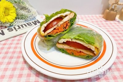 关晓彤蔬菜三明治做法