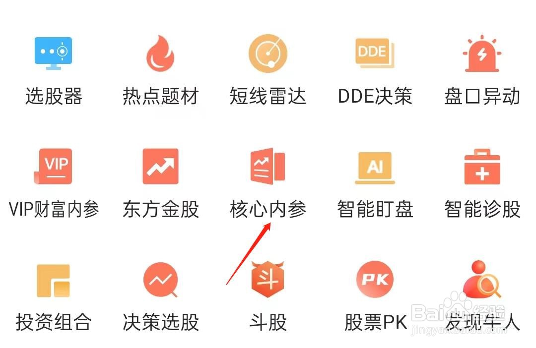 东方财富股票如何查看核心内参