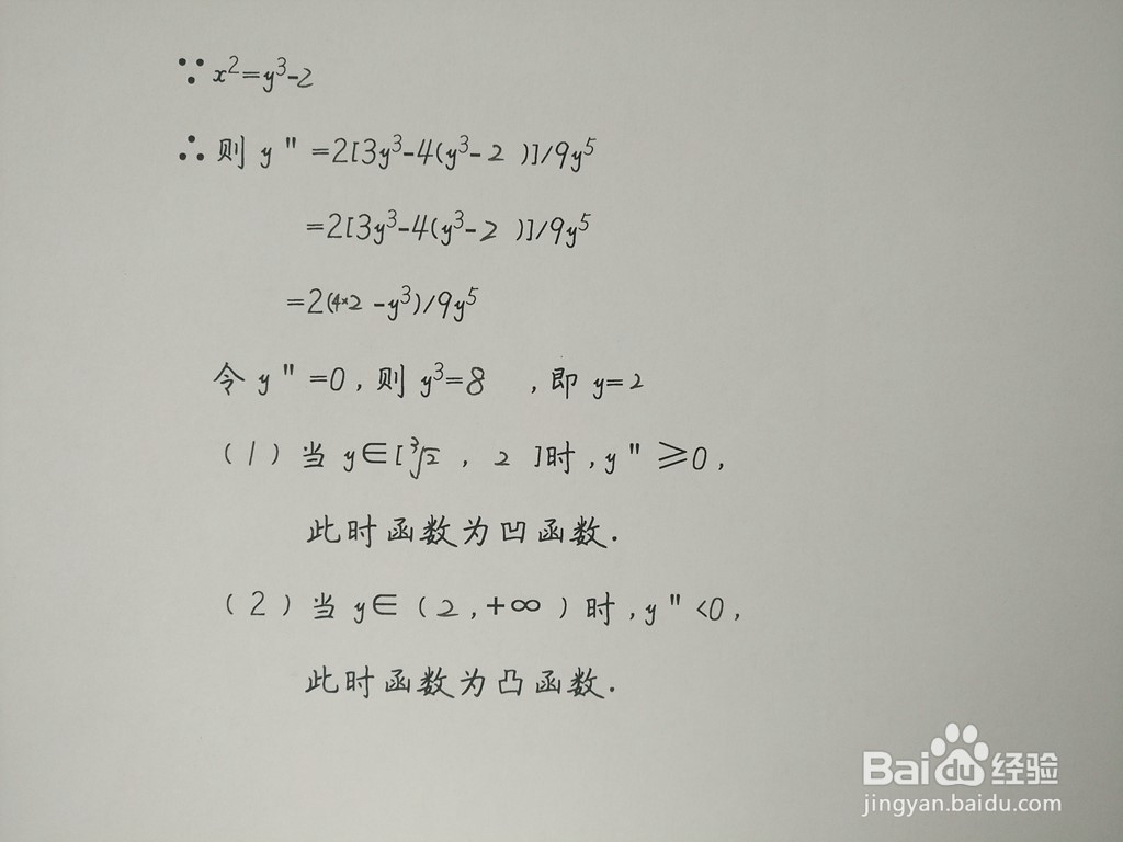 隐函数y^3-x^2=2的图像