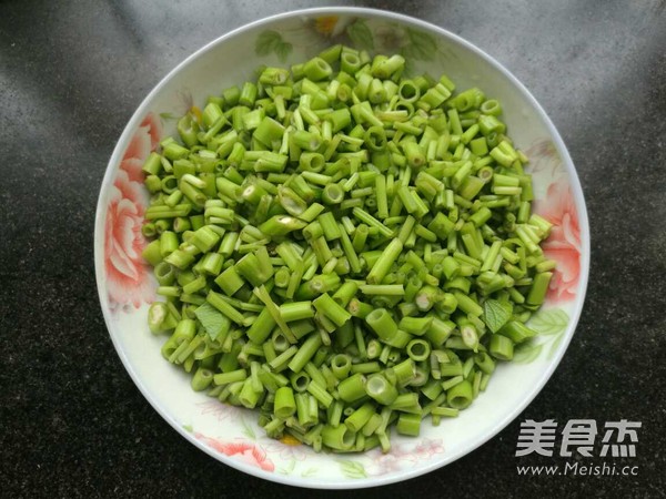 霉豆豉炒空心菜梗