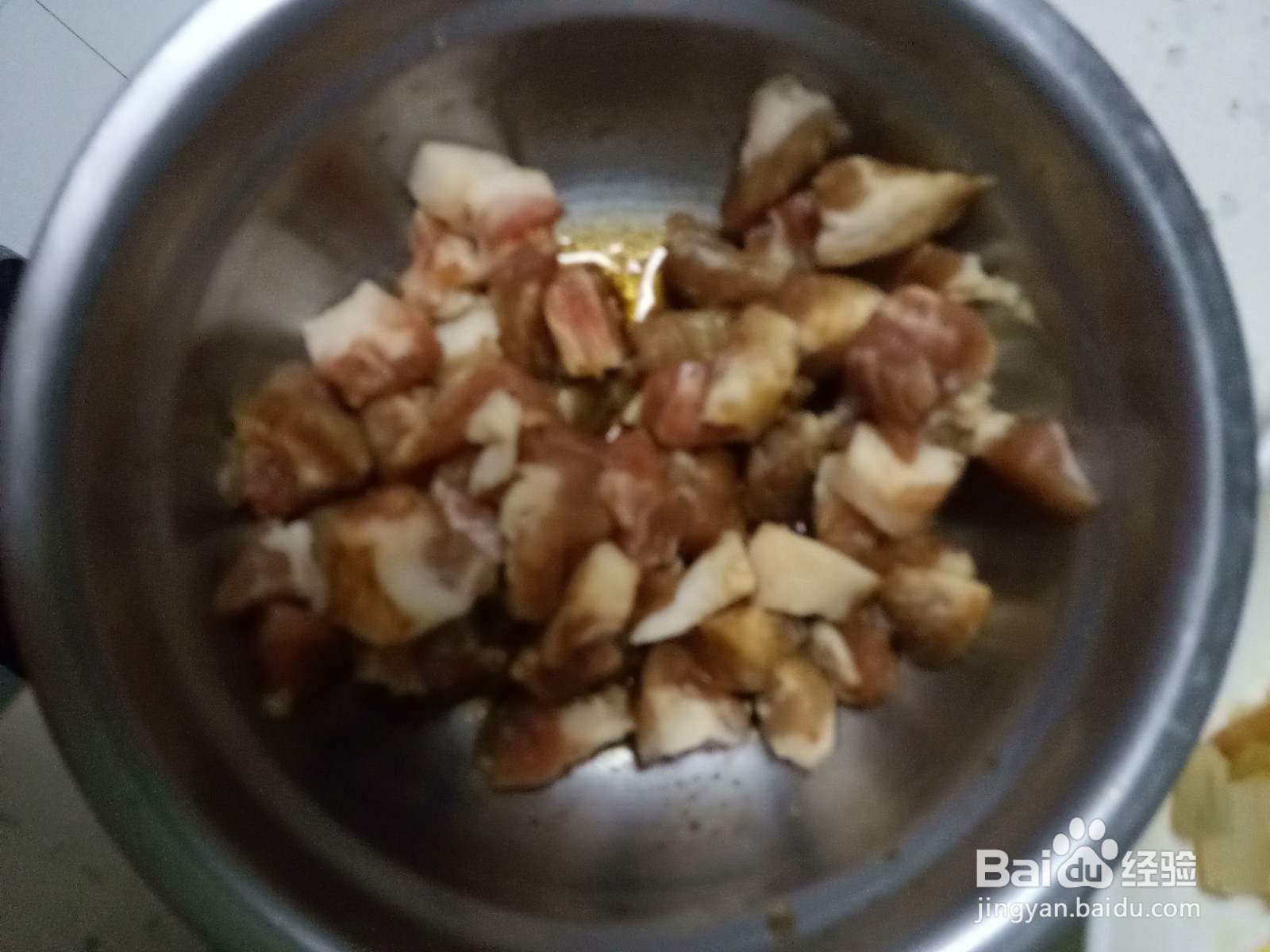 蒜薹炒豆干肉丁