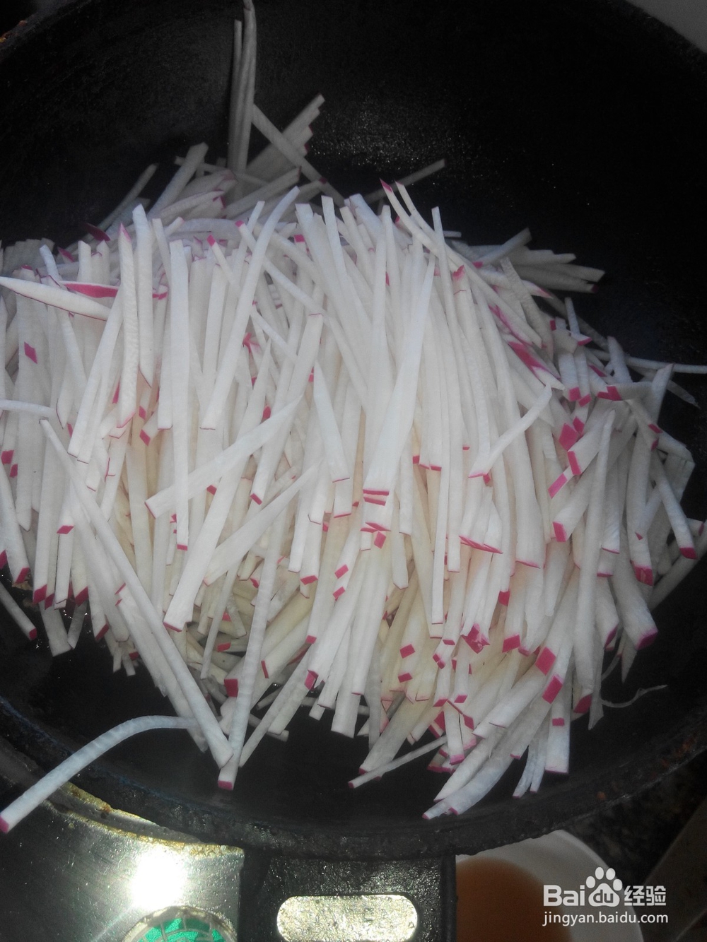 素炒酸辣萝卜丝