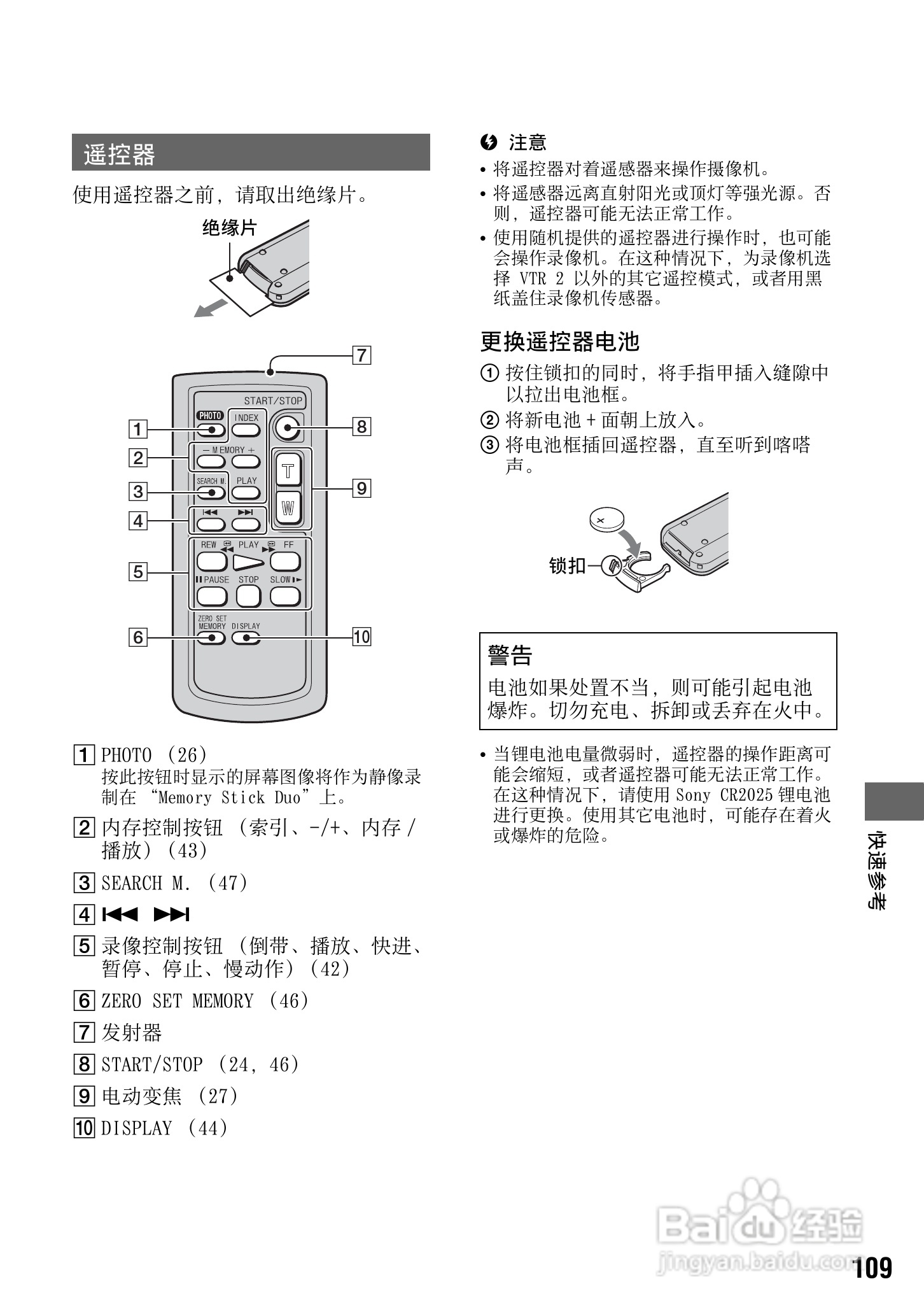 SONY HDR-FXX1000E摄像机说明书:[11]