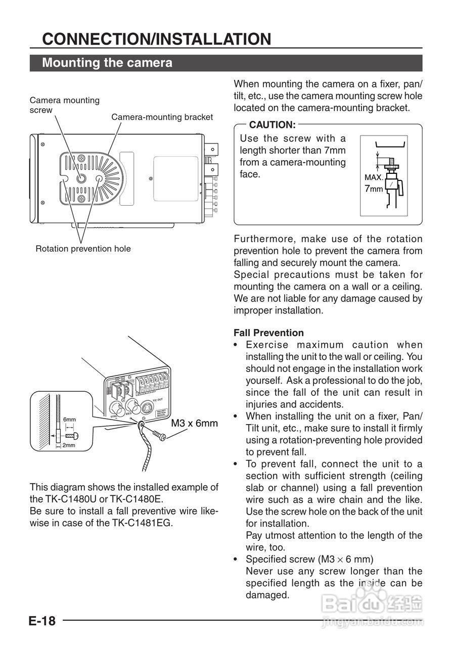 JVC TK-C1480/TK-C1481/COLOUR VIDEO CAMERA摄像机说:[2]