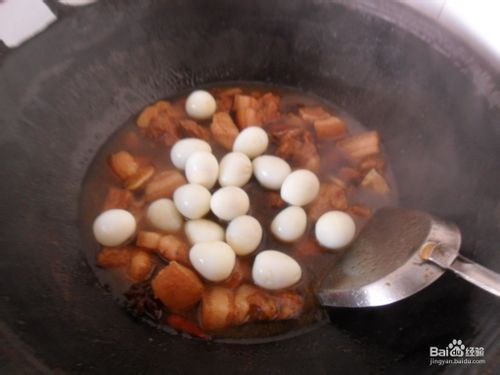 鹌鹑蛋红烧肉