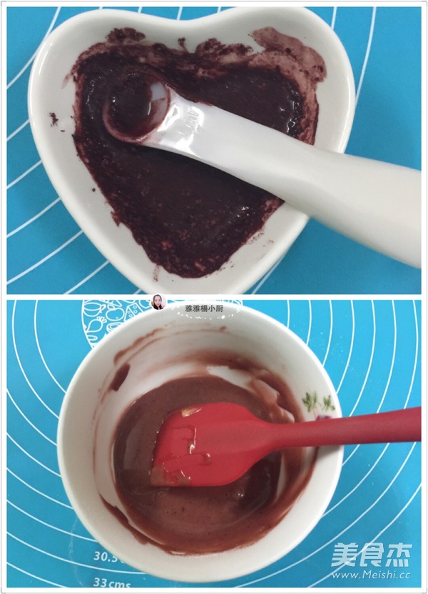 彩绘爱心蛋糕卷