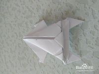 <b>一张纸折青蛙</b>