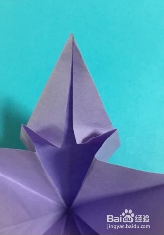 美美哒超级简单百合花折纸图解教程