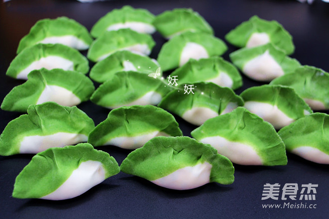 翡翠饺子的做法