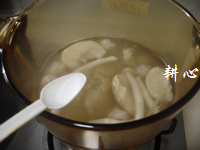菌菇肉丸甘蔗汤