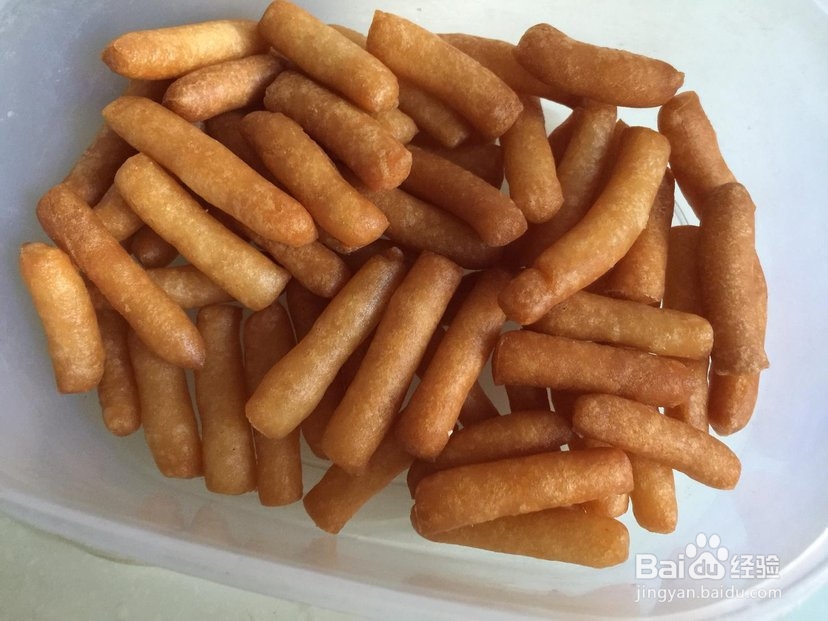 孩子爱吃的江米条