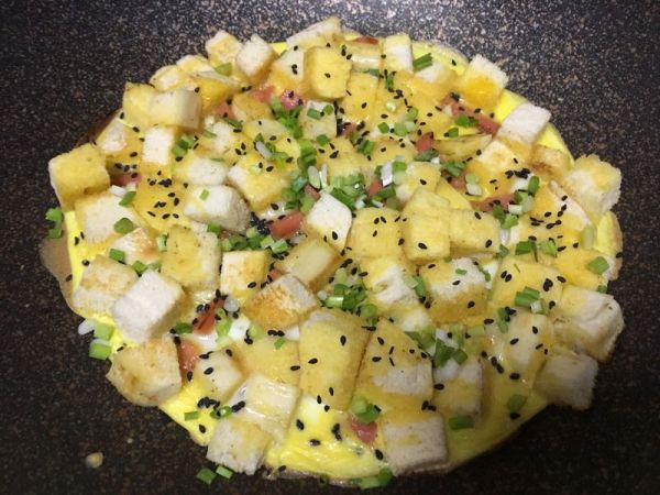 馒头火腿鸡蛋饼