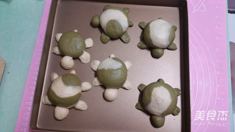 乌龟豆沙包的做法