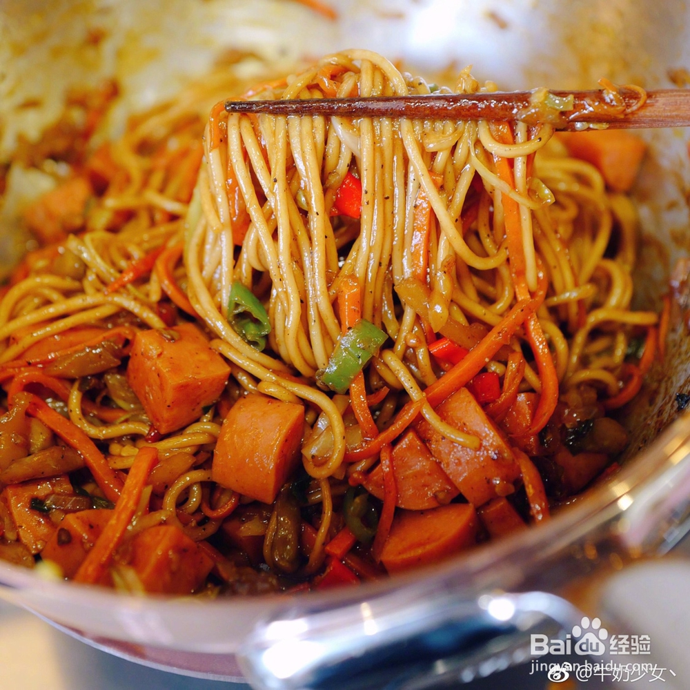 适合懒人做的酱油炒面