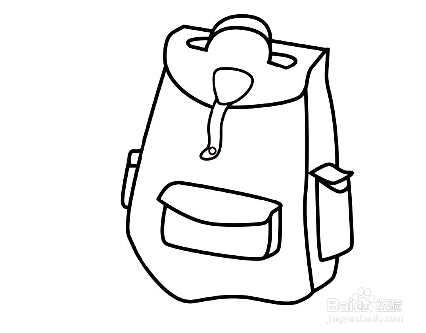 怎么画旅行包简笔画